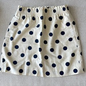 Woman’s Jcrew Polka Dot Skirt